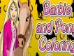 Barbie and Pony Coloring