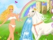 The princess and her magic horse